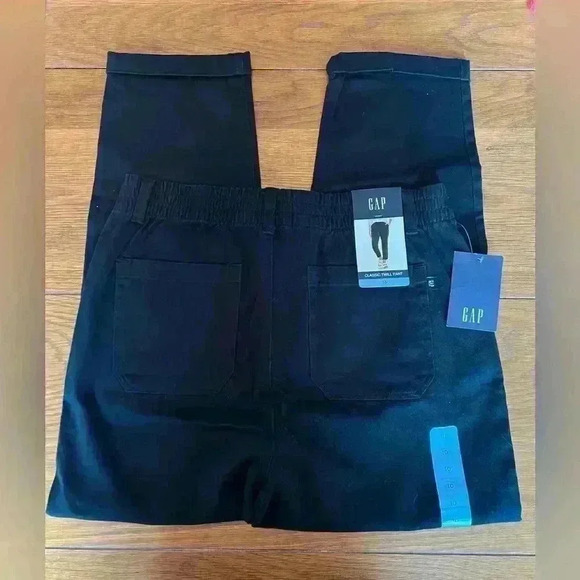 GAP Classic Twill Pant in Black Women’s 10 NWT - Picture 2 of 6